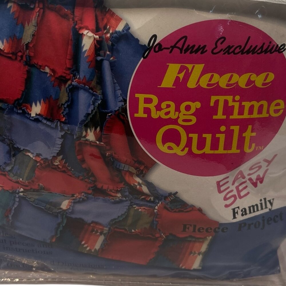 Jo-Ann Fleece Rag Time Quilt Kit DIY